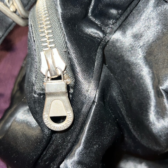 JOHNNY FARAH SATIN DRAWSTRING BAG/ VINTAGE - Picture 9 of 10